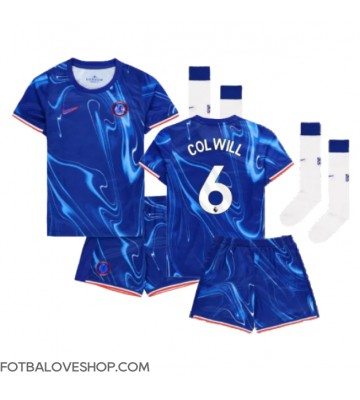 Chelsea Levi Colwill #6 Dětské Domácí Dres 2024-25 Krátký Rukáv (+ trenýrky)